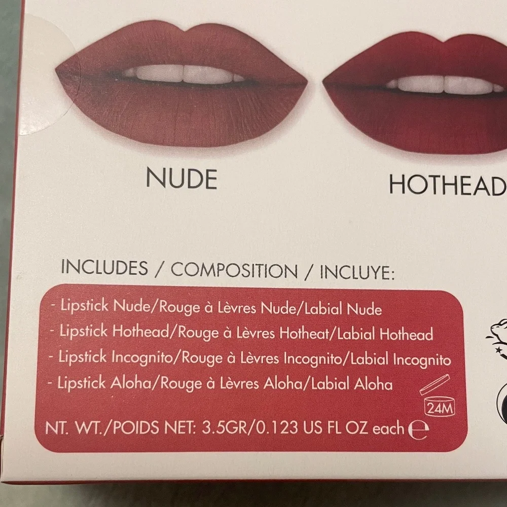 💄Bellapierre Cosmetics Lip Culture Collection (4 Matte Lipsticks) 💋